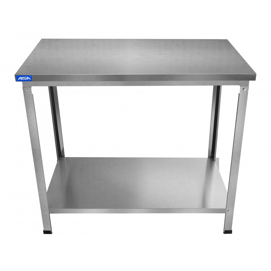 Mesa de Inox Paneleiro Liso Cego 60 x 100 - Aisa